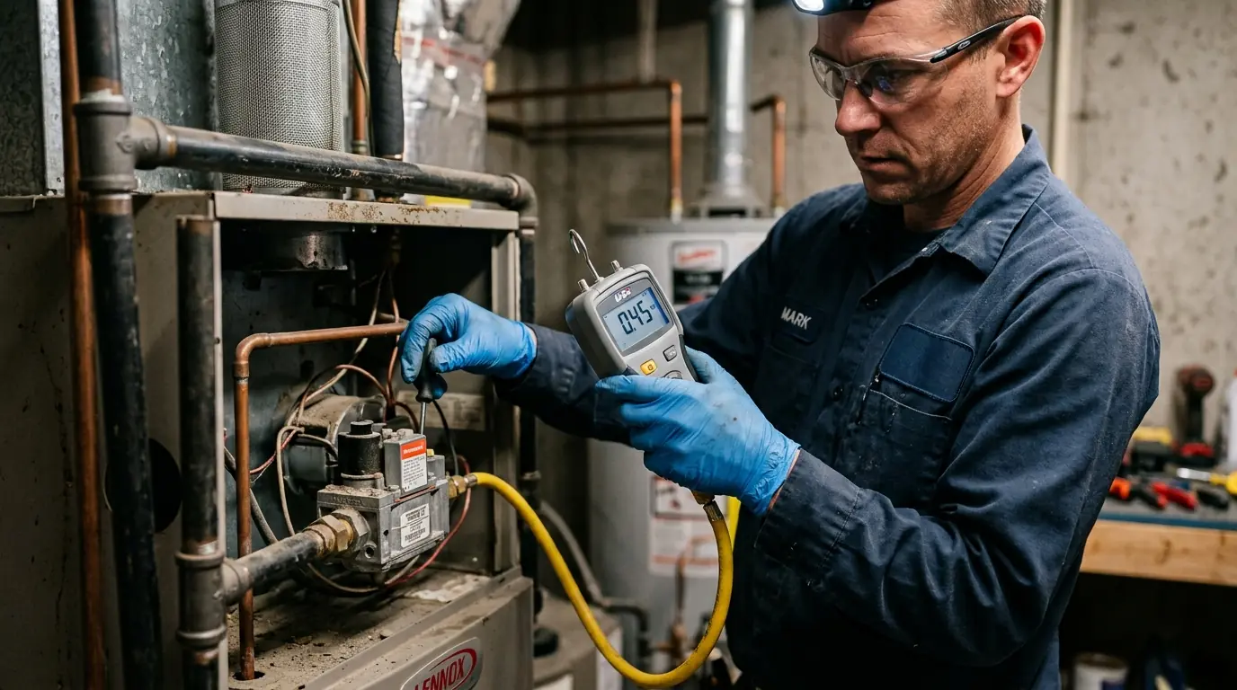Gas furnace safety inspection in Spokane, WA