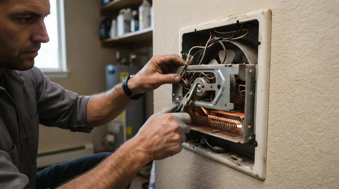 Wall heater fan and element repair in Spokane, WA