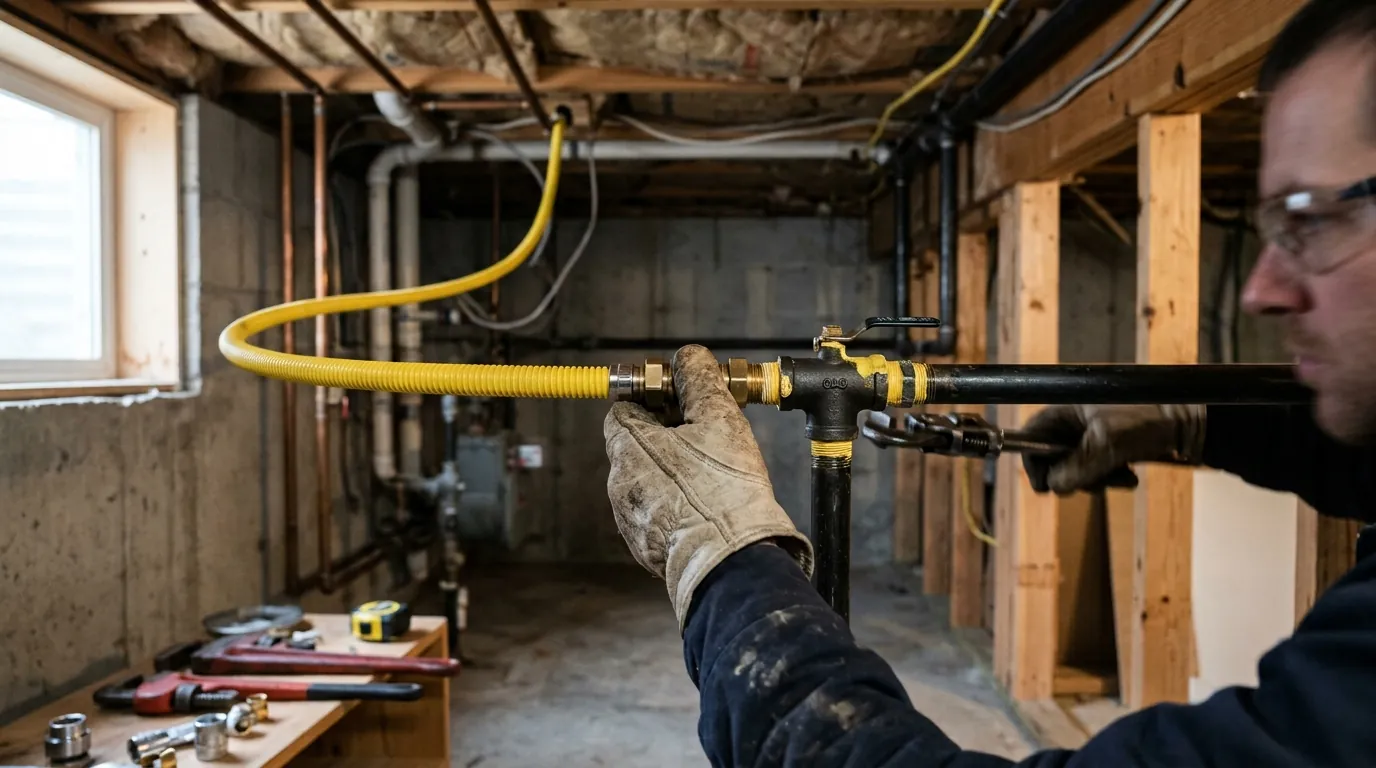 Outdoor gas lines for grills and heaters in Spokane, WA