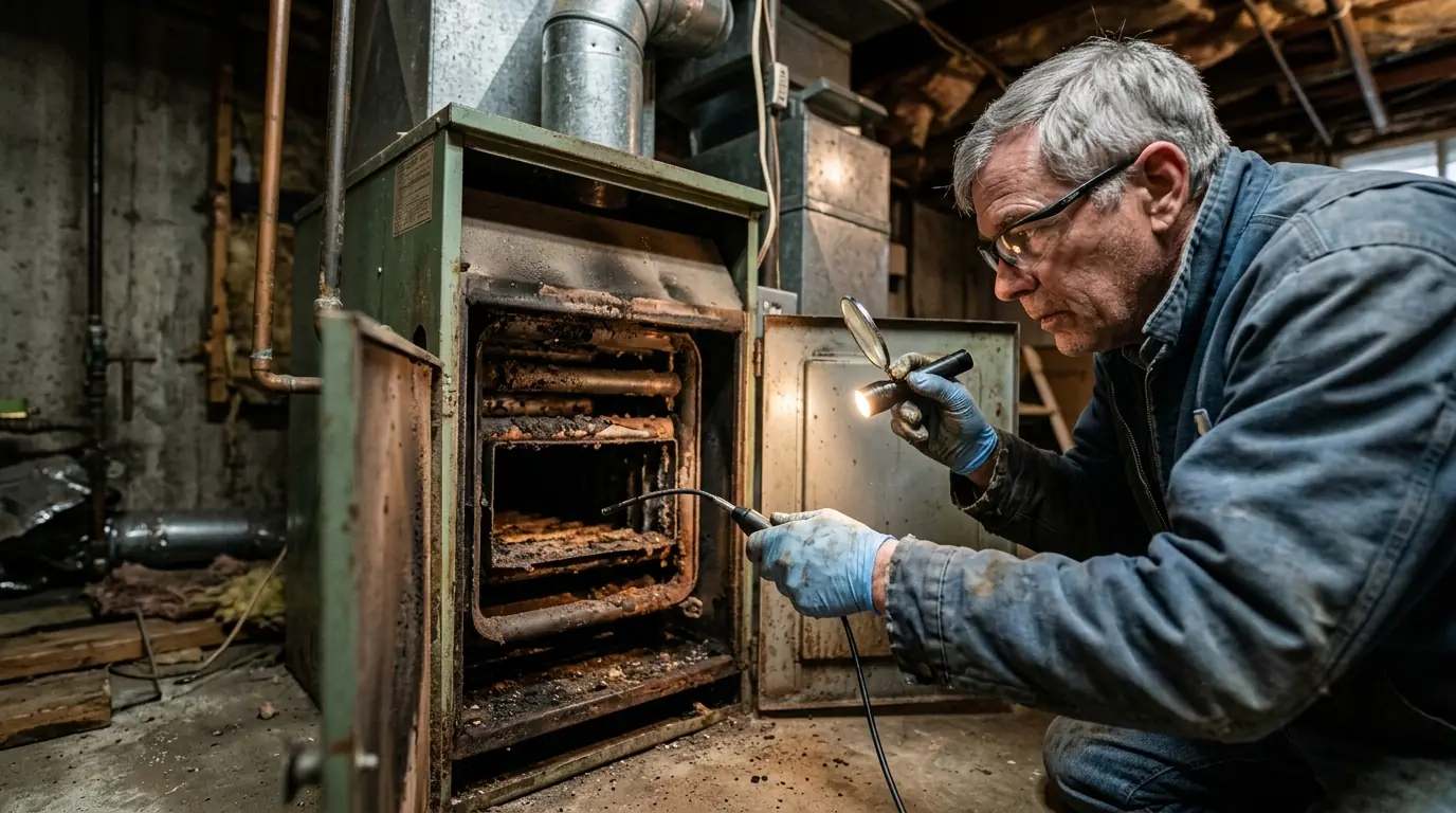 Furnace and heat exchanger inspection in Spokane, WA