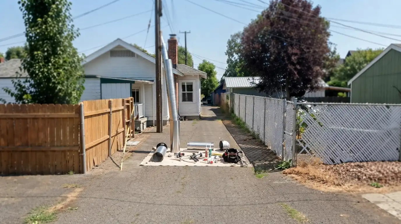 Orphaned water heater venting in Spokane, WA